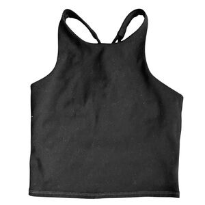 All In motion | GIRL BRA Black Sleeveless Top, Size M (8-10)